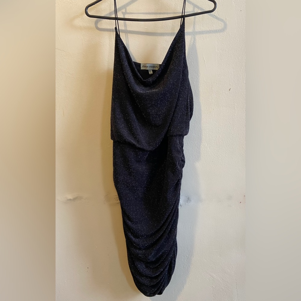 Almost Famous cowlneck lurex bodycon dress - Picture 4 of 4